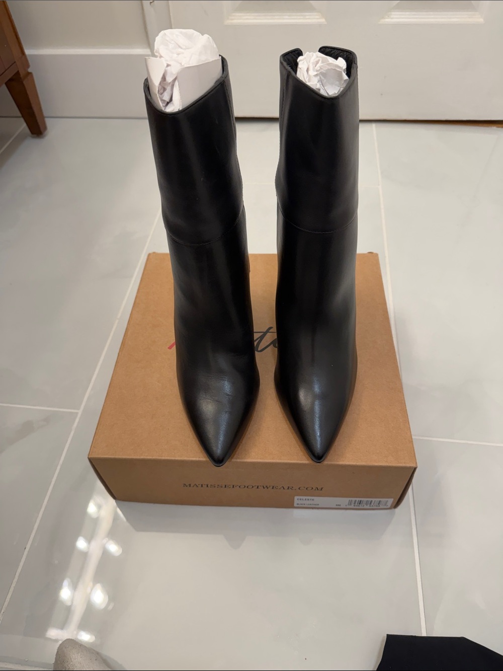 Matisse Celeste Black Healed boot